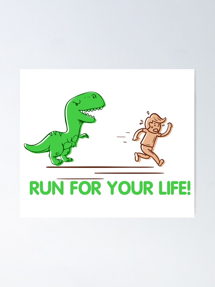 Running Motivation Dinosaurs Runner Dino' Tote Bag