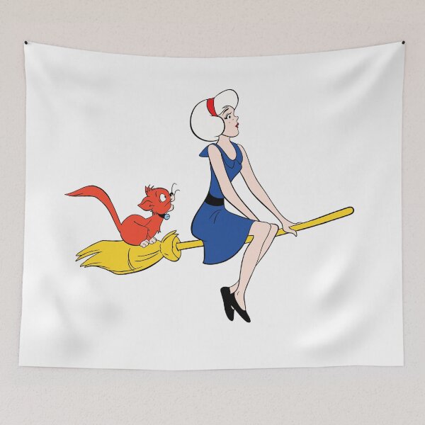 Item preview, Sabrina on flying broom designed and sold by GSunrise.
