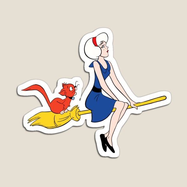 Item preview, Sabrina on flying broom designed and sold by GSunrise.