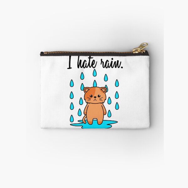 Item preview, I hate rain. cat designed and sold by nmdesigns1.