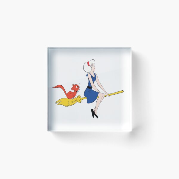 Item preview, Sabrina on flying broom designed and sold by GSunrise.