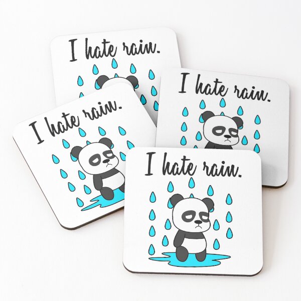 Item preview, I hate rain. panda designed and sold by nmdesigns1.
