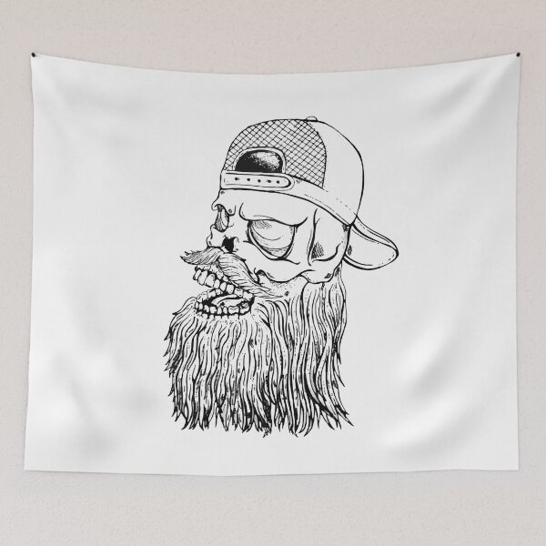 Item preview, Hipster Skull designed and sold by BigLeeBrink.