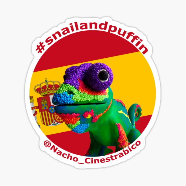 @Nacho_Cinestrabico goes patriotic with Spanish flag 1 Sticker