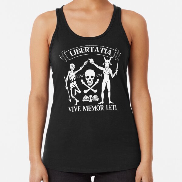 Pirate : Vive Memor Leti Racerback Tank Top