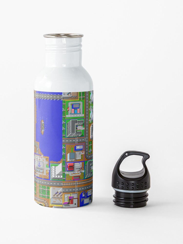 Alternate view of SimCity 1 No logo Sim City Zoom - HD Water Bottle