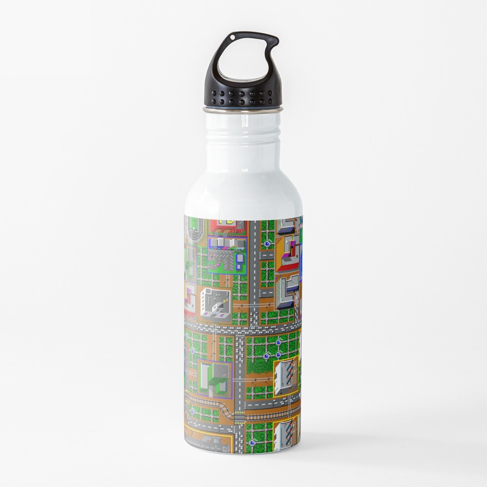 SimCity 1 No logo Sim City Zoom - HD Water Bottle