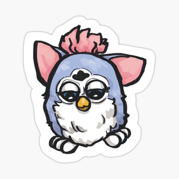 all furbies are trans Sticker
