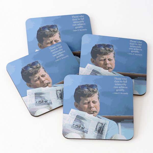 Item preview, Painting John F. Kennedy and quotation designed and sold by aapshop.