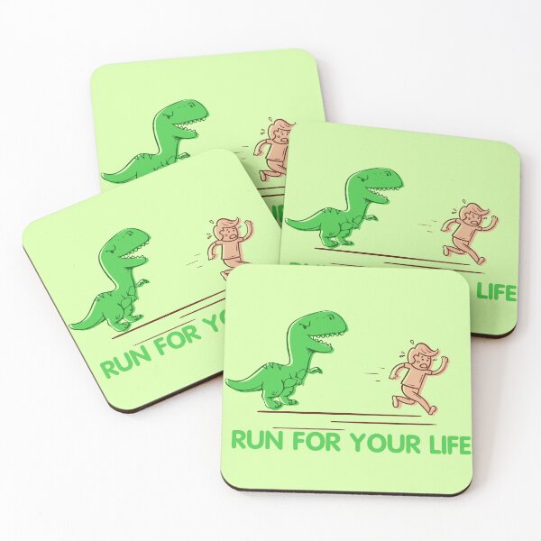 Item preview, Run For Your Life! | Funny T-Rex Runner Gifts designed and sold by IslandLakeTree.