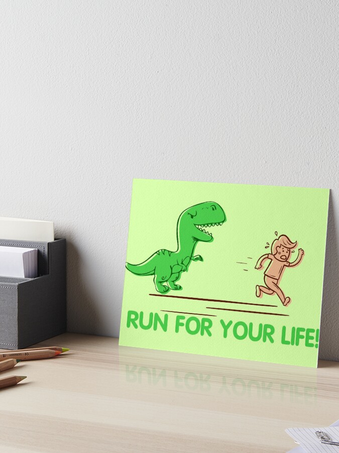 Running Motivation Dinosaurs Runner Dino' Tote Bag