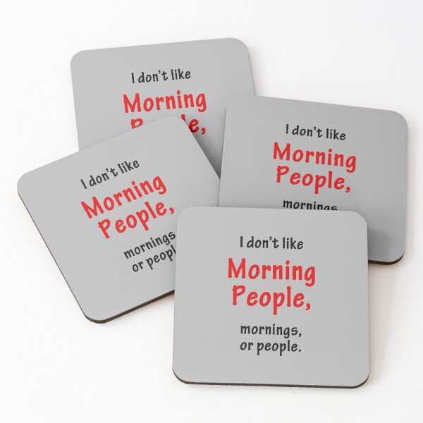 Item preview, I Dont Like Morning People designed and sold by laugh-out-loud.