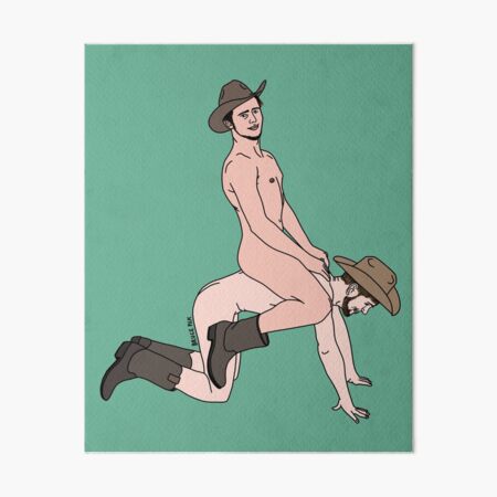 Ride Him Cowboy Art Board Print