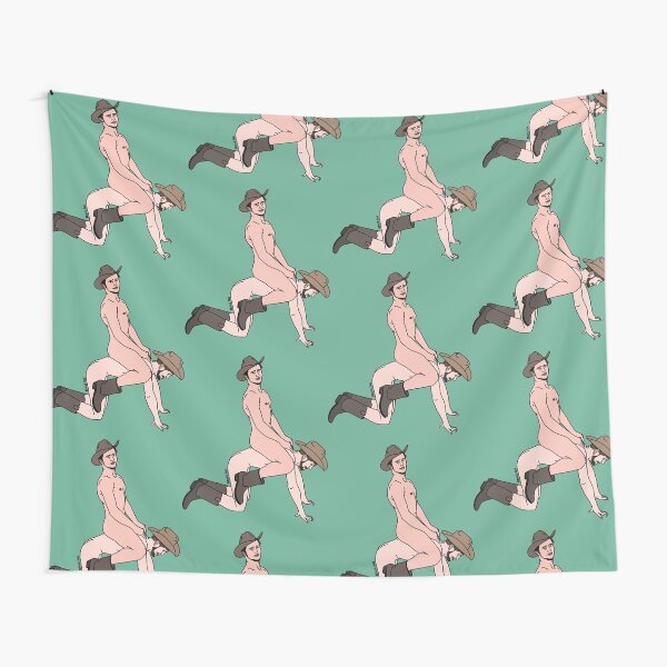 Ride Him Cowboy Tapestry