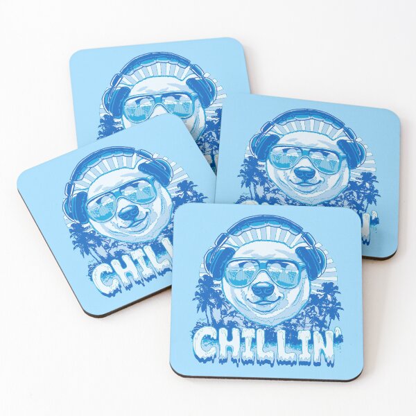 Item preview, Polar Bear Chillin Music Headphones designed and sold by MudgeStudios.
