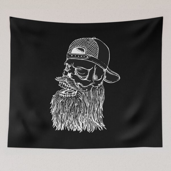 Item preview, Hipster Skull [Black] designed and sold by BigLeeBrink.