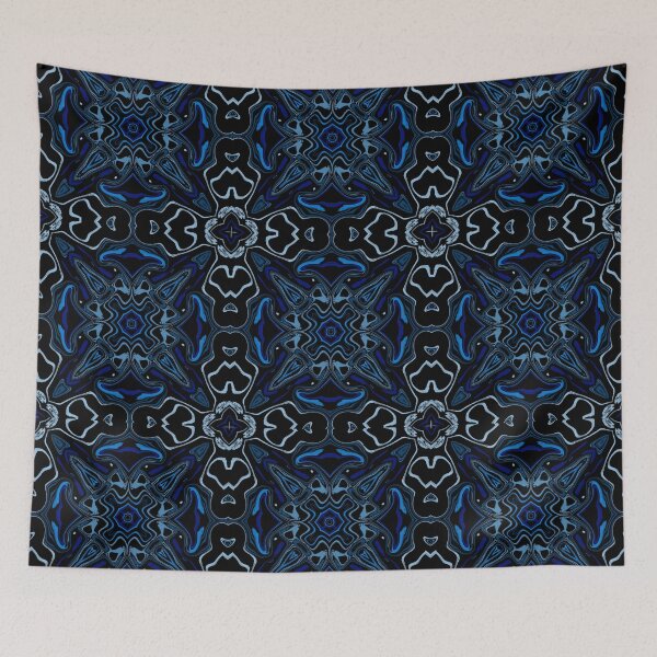 Item preview, Camaieu Blue Mosaic, Pattern 4, by Bennydoscope designed and sold by Bennydoscope.