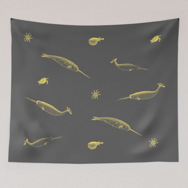 Item preview, NARWHALS, PUFFER AND STAR FISH designed and sold by axelle1410.