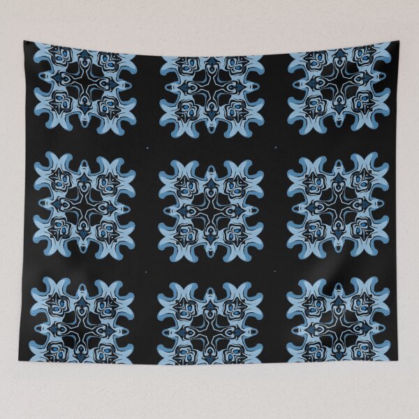 Item preview, Camaieu Blue Mosaic, Pattern 9, by Bennydoscope designed and sold by Bennydoscope.
