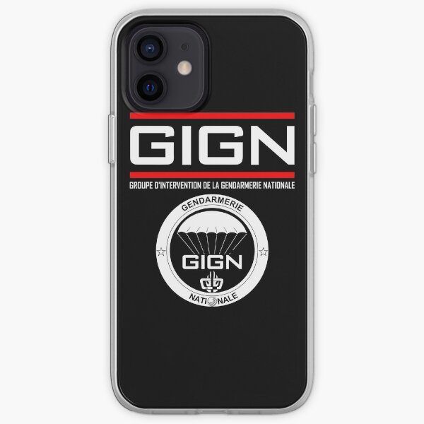 Groupe d'intervention de la gendarmerie nationale du GIGN Coque souple iPhone