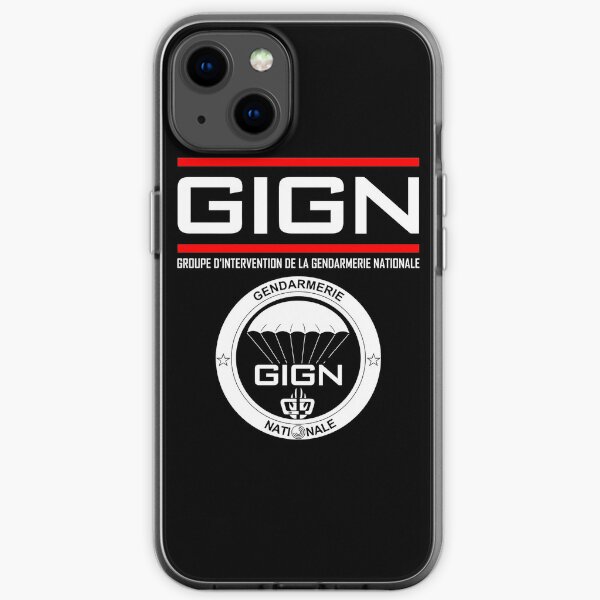 Groupe d'intervention de la gendarmerie nationale du GIGN Coque souple iPhone