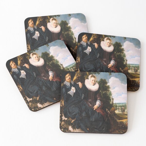 Item preview, Marriage Portrait of Isaac Massa and Beatrix van der Laen-Frans Hals designed and sold by LexBauer.