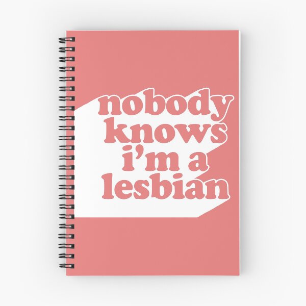 Item preview, #2 Design / Nobody Knows I'm A Lesbian designed and sold by AestheticNow.