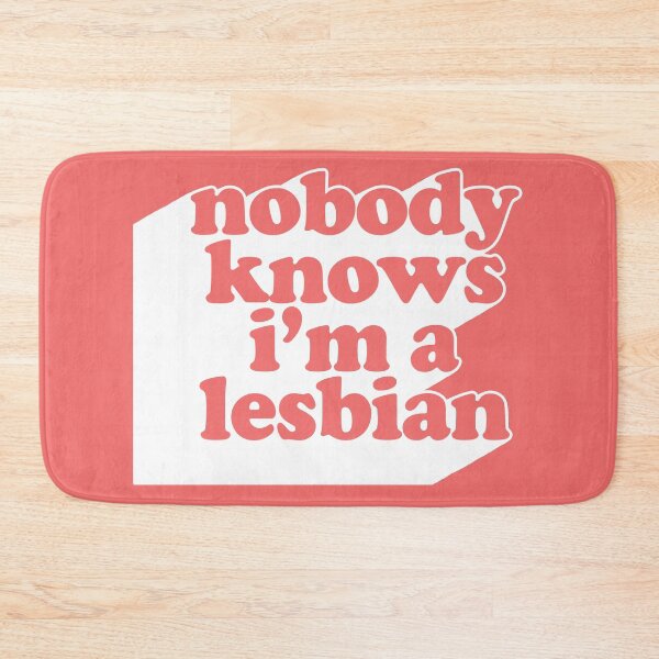 Item preview, #2 Design / Nobody Knows I'm A Lesbian designed and sold by AestheticNow.