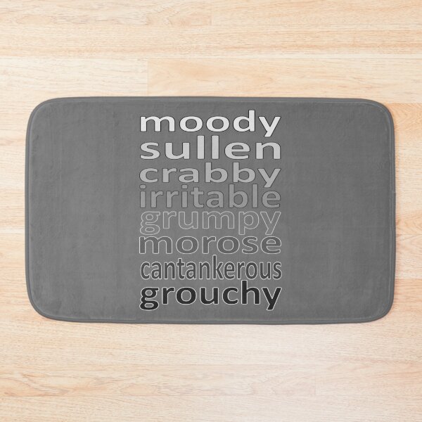 Item preview, Grouchy words designed and sold by MeyrellesMartin.