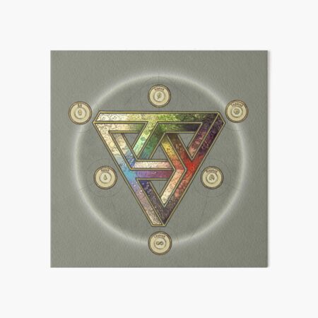 The Impossible Triangle (magic system) - Pepper&Carrot offficial Art Board Print