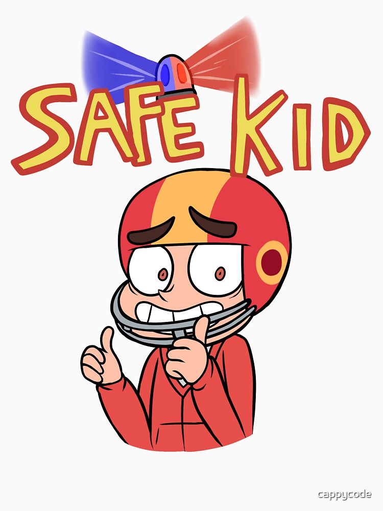 "It's The Safe Kid! B Version" T-shirt By Cappycode | Redbubble