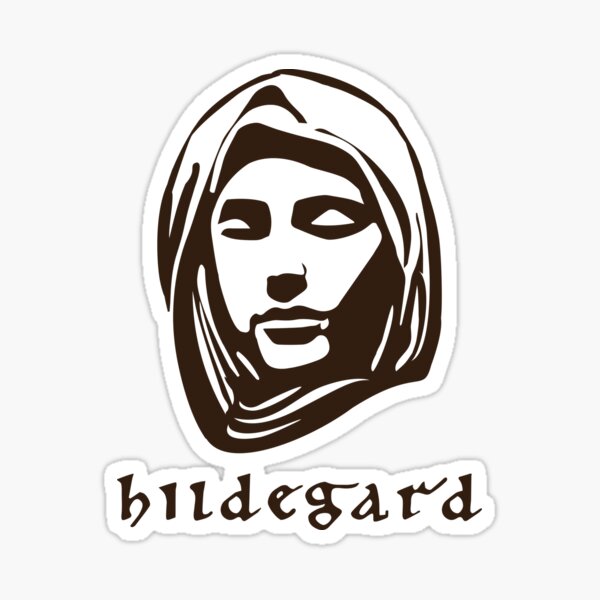 Vista previa del artículo con la obra «Firma de Hildegarda de Bingen», diseñado y vendido por LaJura.