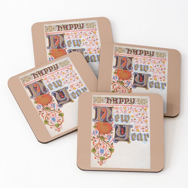 Item preview, Happy New Year Ornate Postcard designed and sold by collageDP.