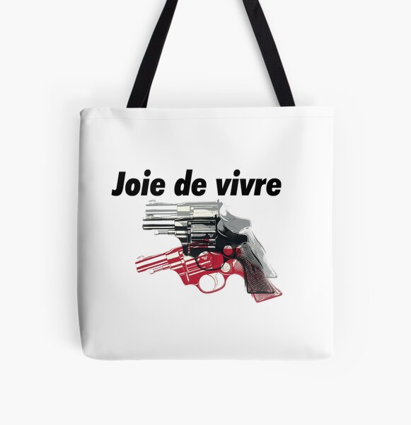 Joie de vivre All Over Print Tote Bag