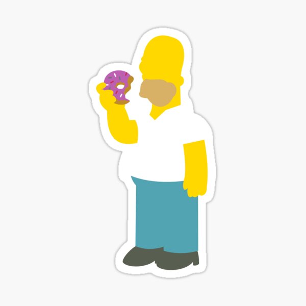 Homer from the Simpsons Sticker