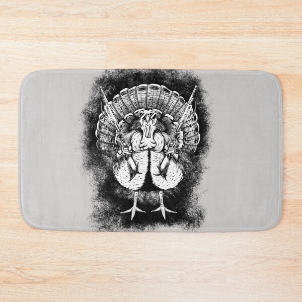 Item preview, Ready for Thanksgiving - Badass Turkey with Shotguns  designed and sold by ZombieTit.