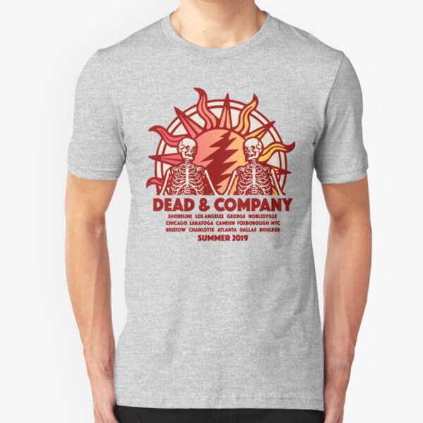 dead & summer world tour 2019 cahpeko Slim Fit T-Shirt