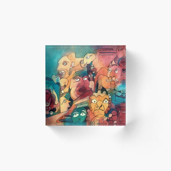 Gargoyle Party Acrylic Block