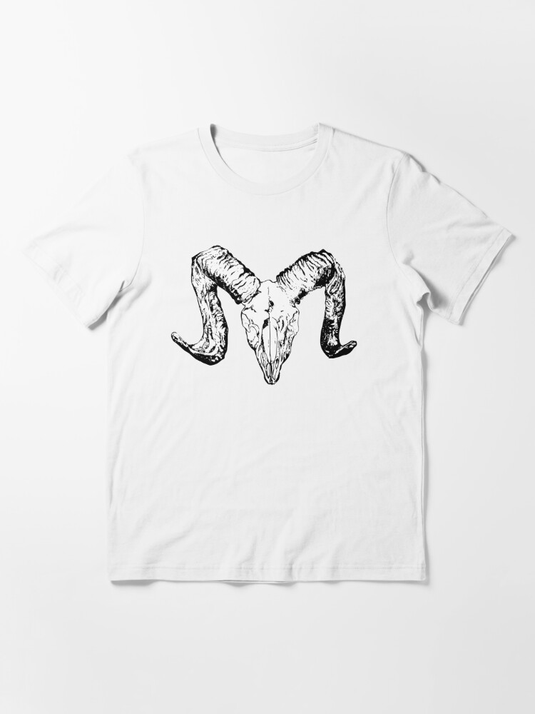 Rams Skull [Black] Essential T-Shirt for Sale by BigLeeBrink