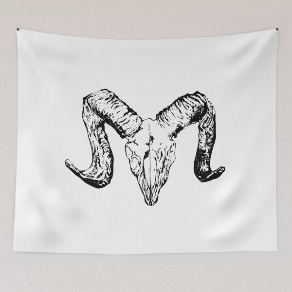 Item preview, Rams Skull designed and sold by BigLeeBrink.
