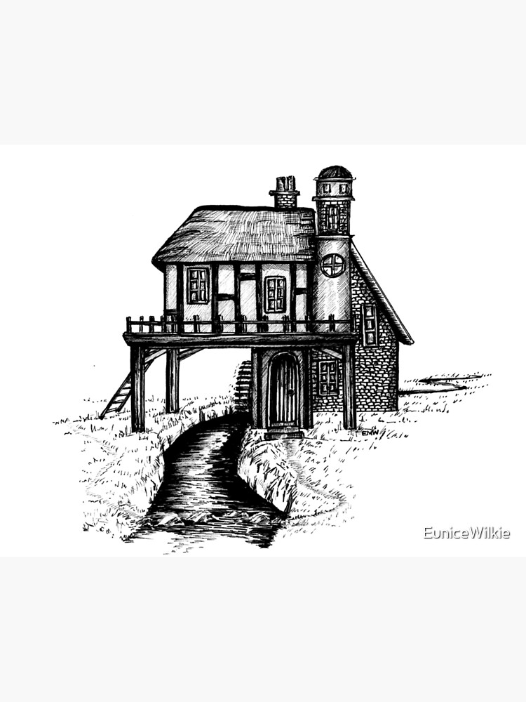 House with a View - Wall Art by EuniceWilkie