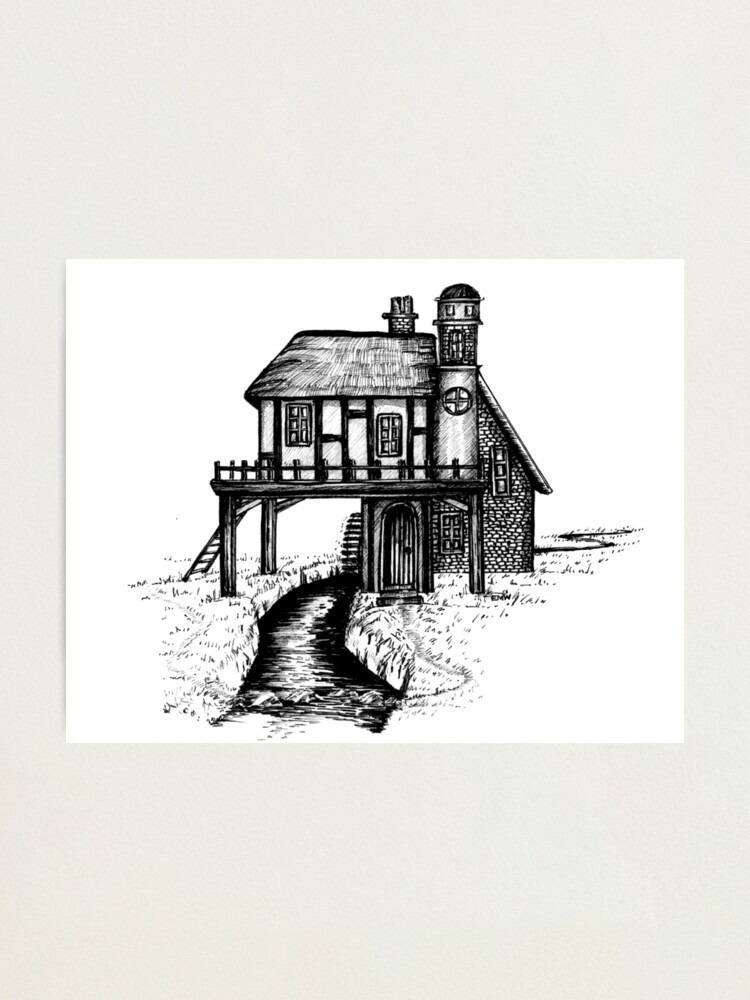 Alternate view of House with a View - Wall Art Photographic Print