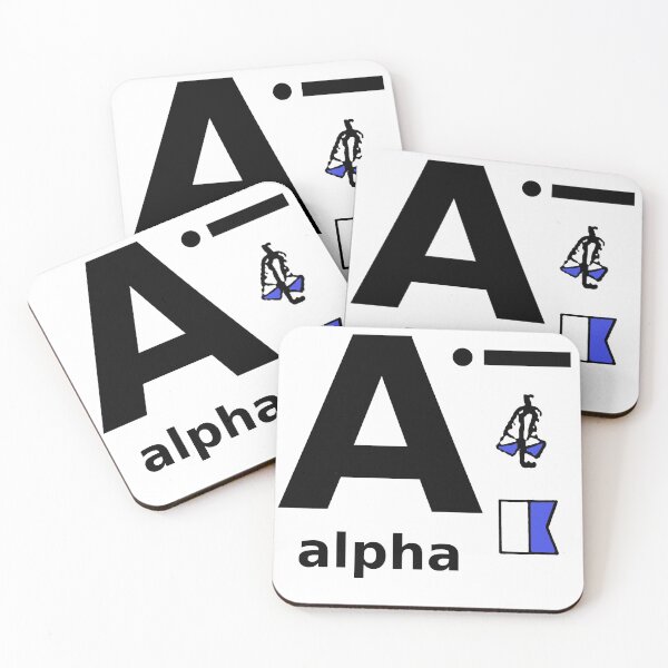 Item preview, A for ALPHA (phonetic alphabet) designed and sold by timothybeighton.