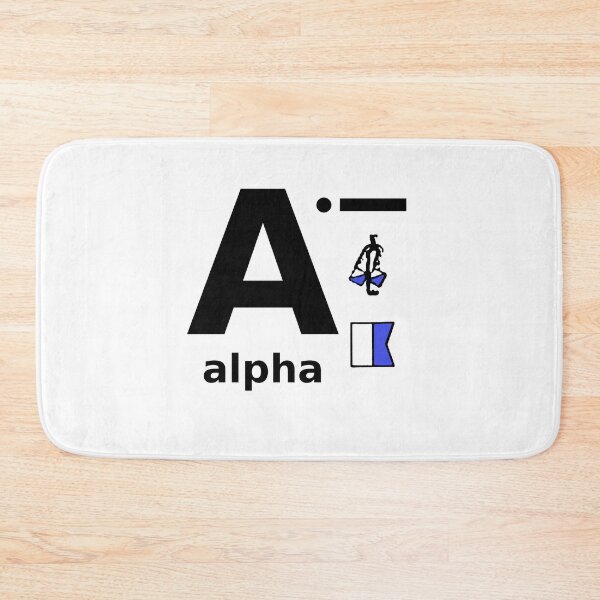 Item preview, A for ALPHA (phonetic alphabet) designed and sold by timothybeighton.