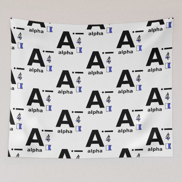 Item preview, A for ALPHA (phonetic alphabet) designed and sold by timothybeighton.