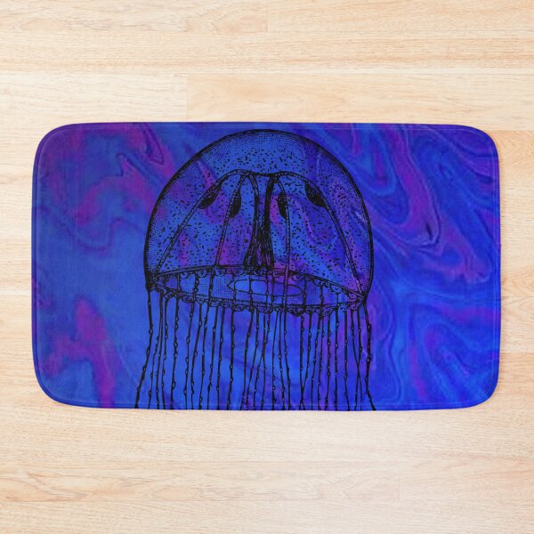 Item preview, Jellyfish in the Deep Blue designed and sold by AbrorschachArt.