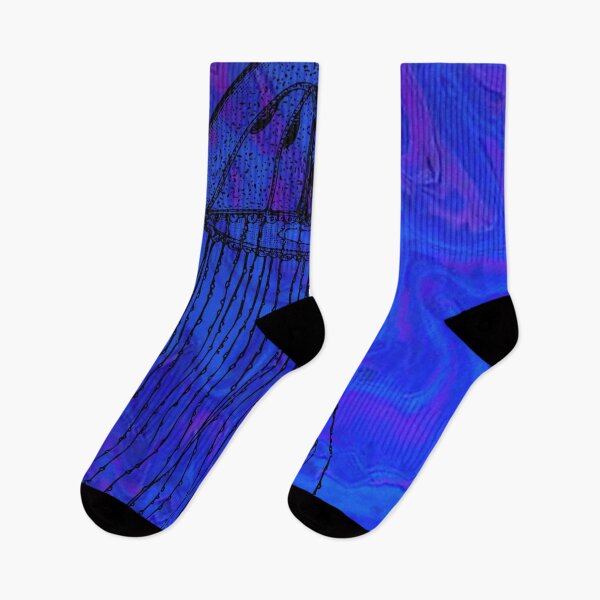 Item preview, Jellyfish in the Deep Blue designed and sold by AbrorschachArt.