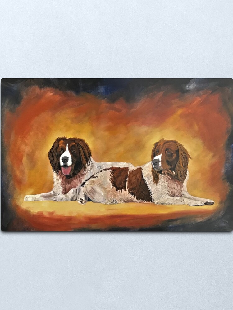 Alternate view of Spaniel Friends - Wall Art Metal Print