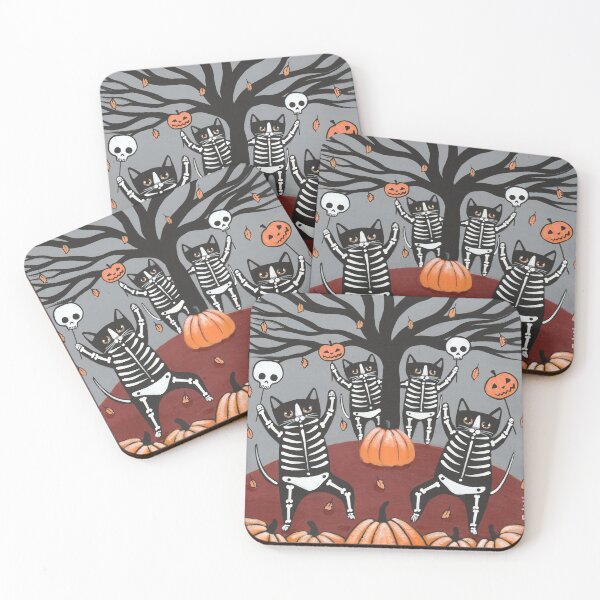 Item preview, The Cats Celebration of Halloween designed and sold by KilkennyCat Art.