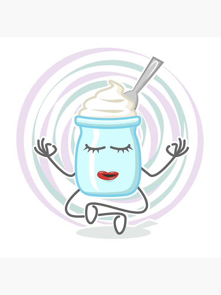 Yogurt Doing Some Yoga by tamparoo